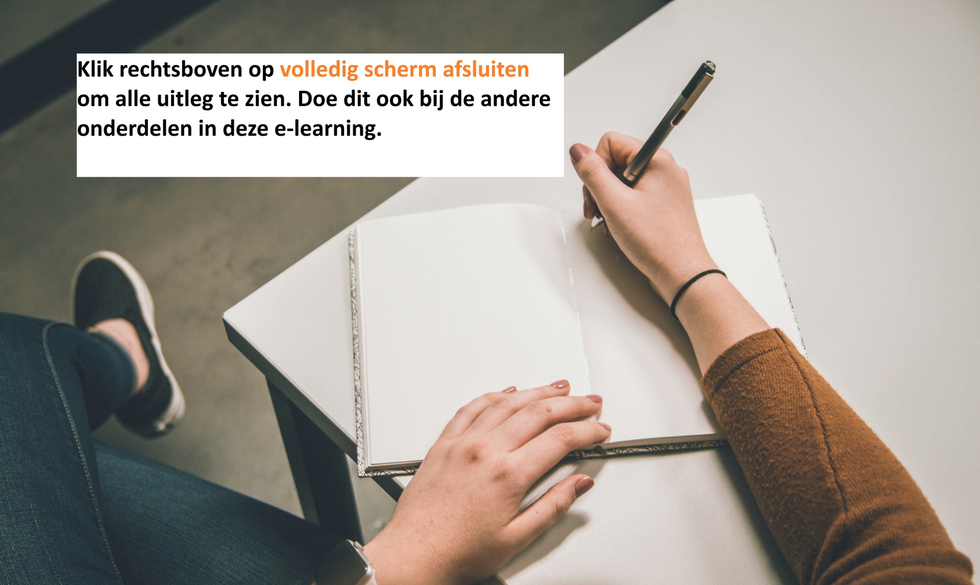 Aan de slag met de zelfstudie